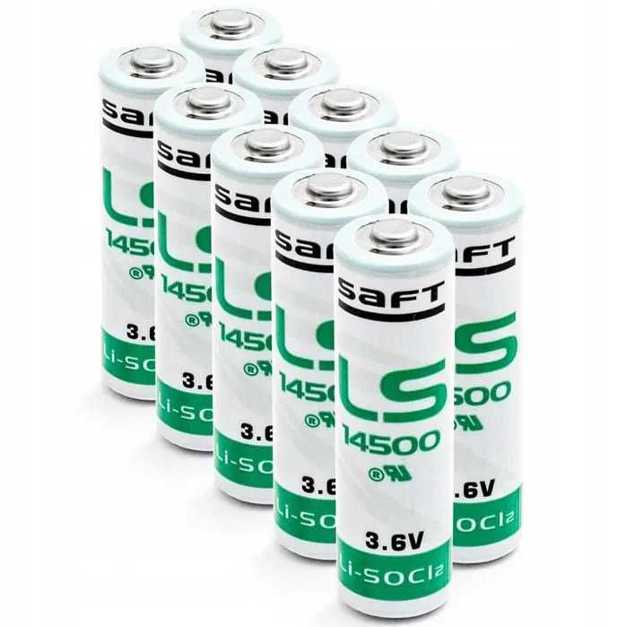 Bateria litowa LS14500 Saft 3.6V AA 9 szt