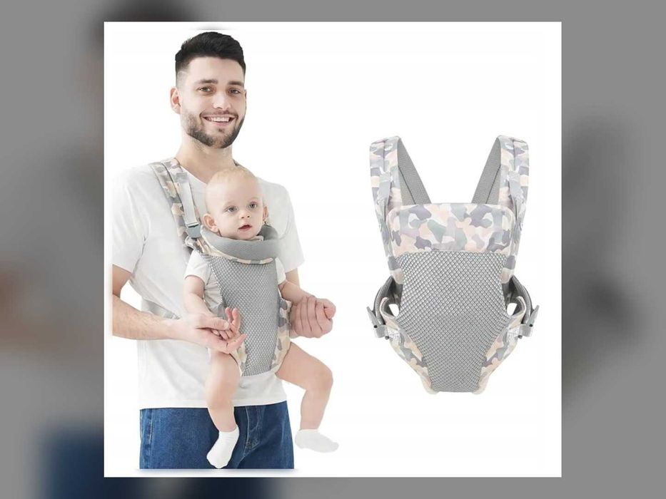 Nowe Nosidełko Ergonomiczne Dla Niemowląt 4w1 Do 15 Kg Siateczka 3D