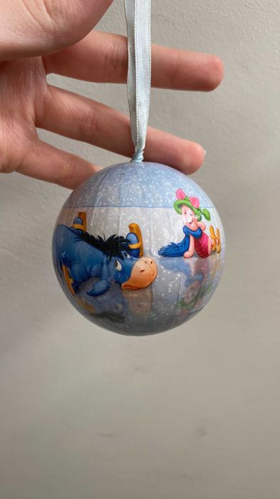 Enfeites bolas de Natal Árvore Disney Winnie the Pooh e Princesas