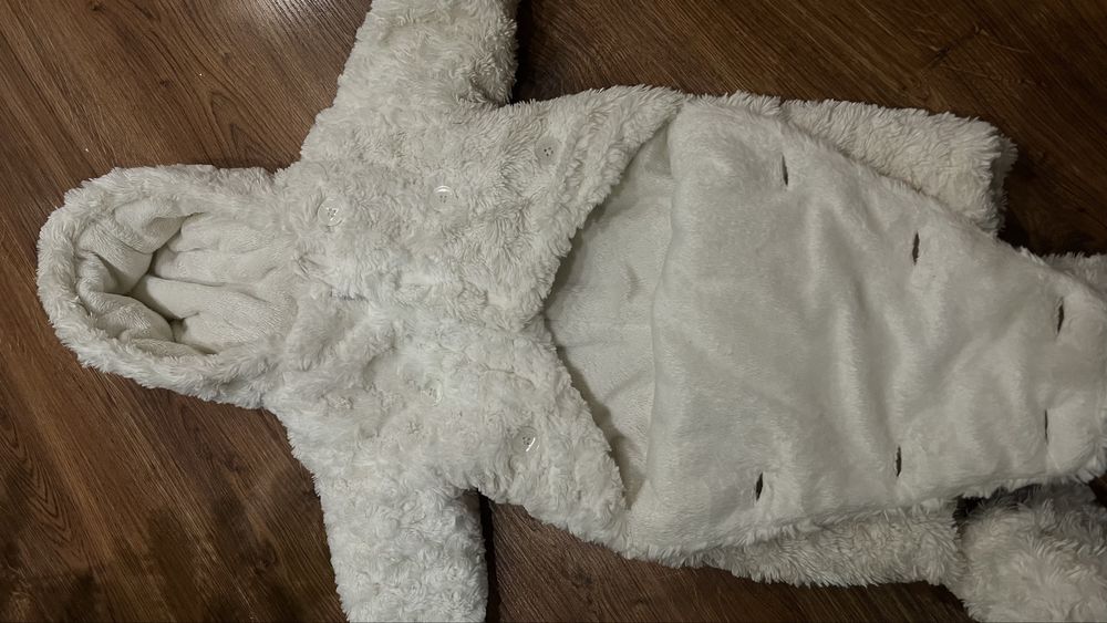 Неймовірно затишний ,теплий комбінезон з черевичками
