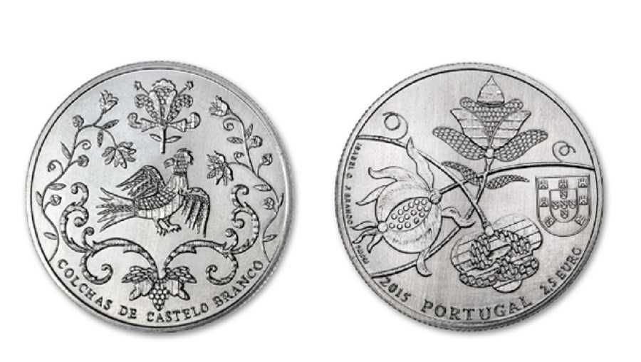 moeda 2.50€ Colchas de Castelo Branco - 2015