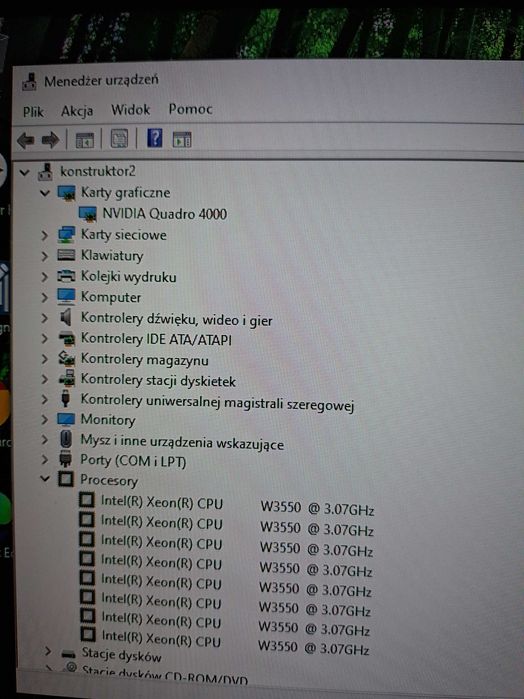 Komputer stacjonarny lenovo thinkStation s20 2szt