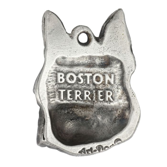 Boston Terrier brelok do kluczy posrebrzany Art-Dog