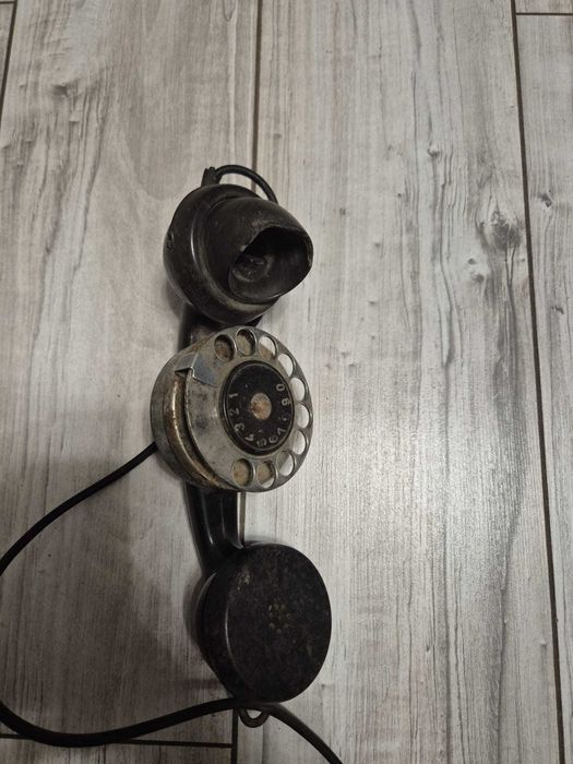 Stary Telefon serwisowy - słuchawka Retro Vintage z PRL