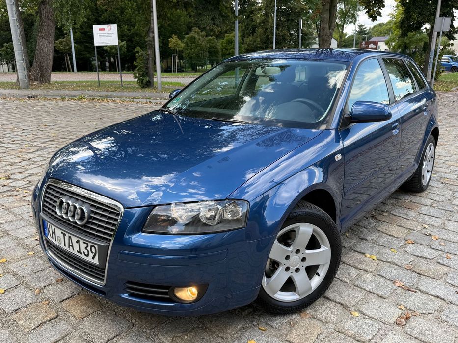 Audi A3 Sportback 1.6MPI 102KM Podgrz Fotele Climatronic Brak Korozji Opony Zima