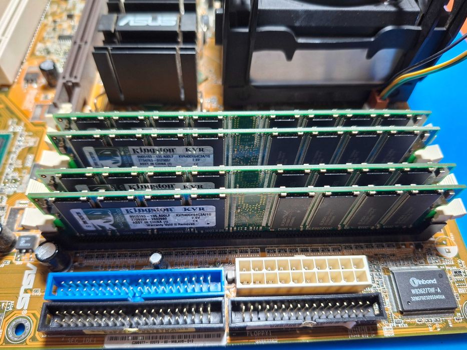 Motherboard P4P800SE + Pentium 4 + Ram 4Gb