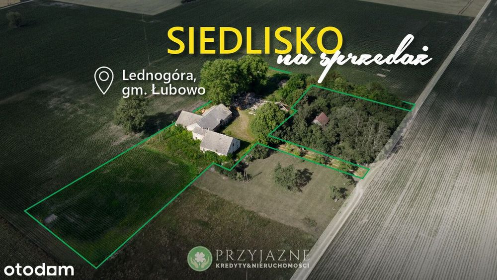 SIEDLISKO na sprzedaż - LEDNOGÓRA, gm. Łubowo ,7446m²
