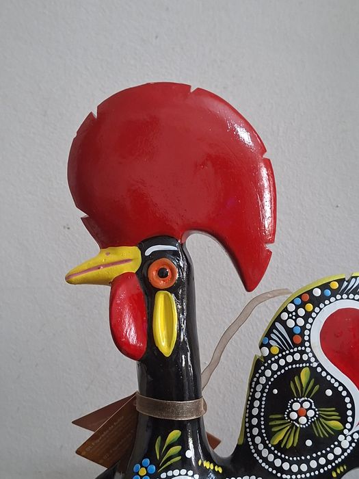 Galo de Barcelos da ceramista Maria Helena Silva de Barcelos