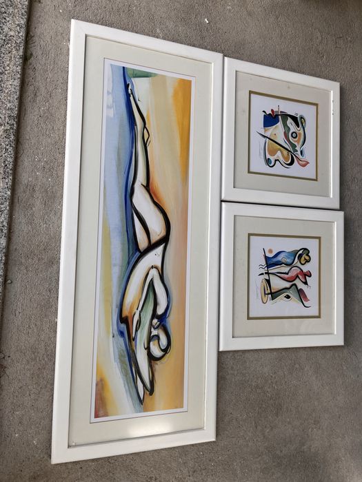 Conjunto de qudros antigos