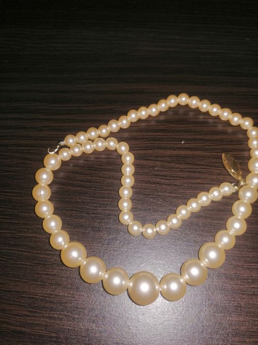 Naszyjnik sztuczne perły vintig