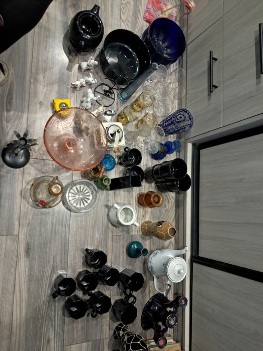 Porcelana, kryształy, szkło