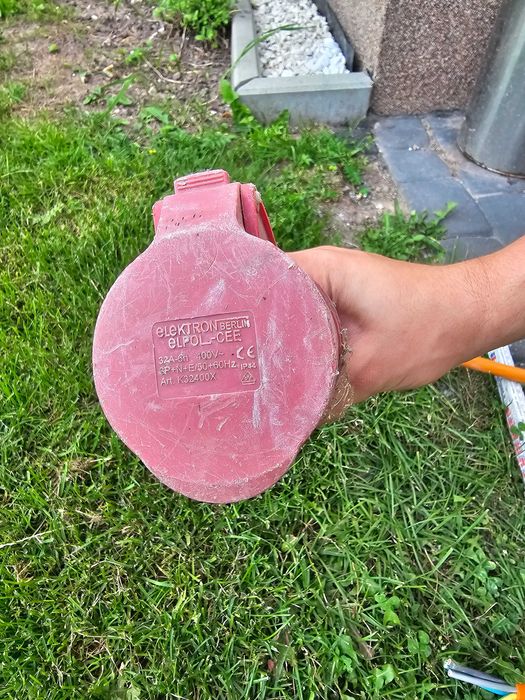 Przedłużacz przewód kabel siłowy 400V 32A 20M 5G4