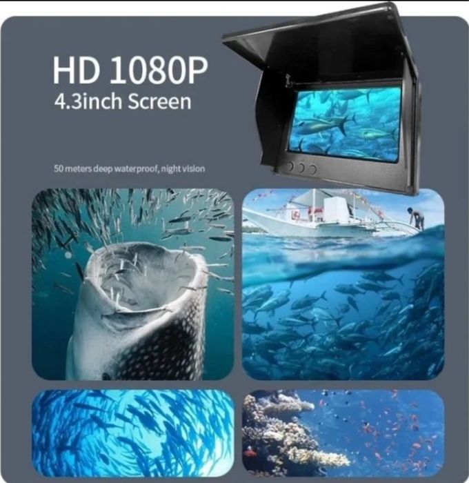 Câmara para cana de pesca com LCD