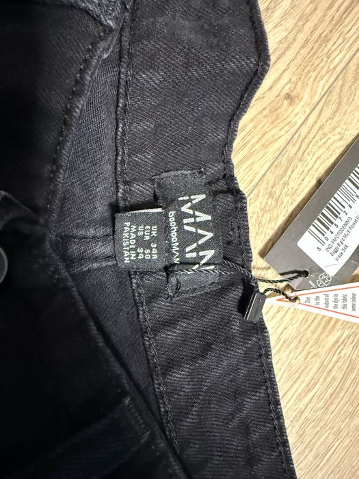 Spodnie jeansy cargo baggy