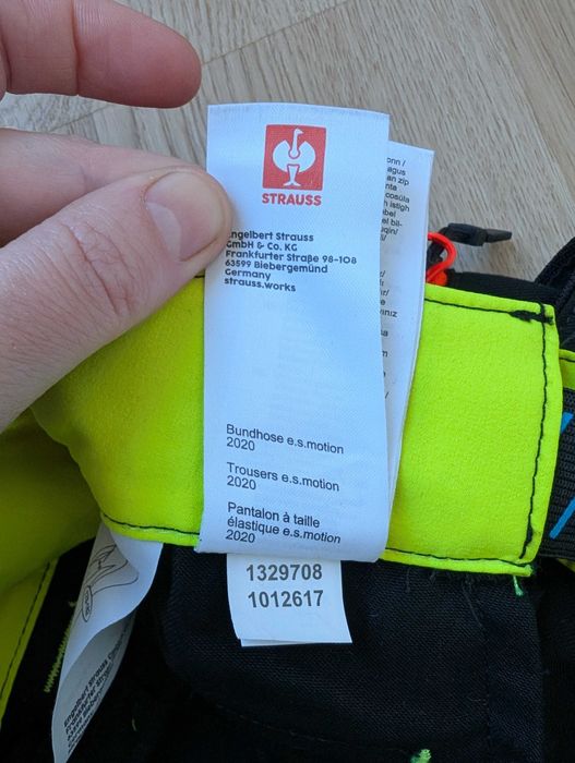 Чоловічі нові професійні штани Engelbert Strauss e.s Motion 2020 XL 52