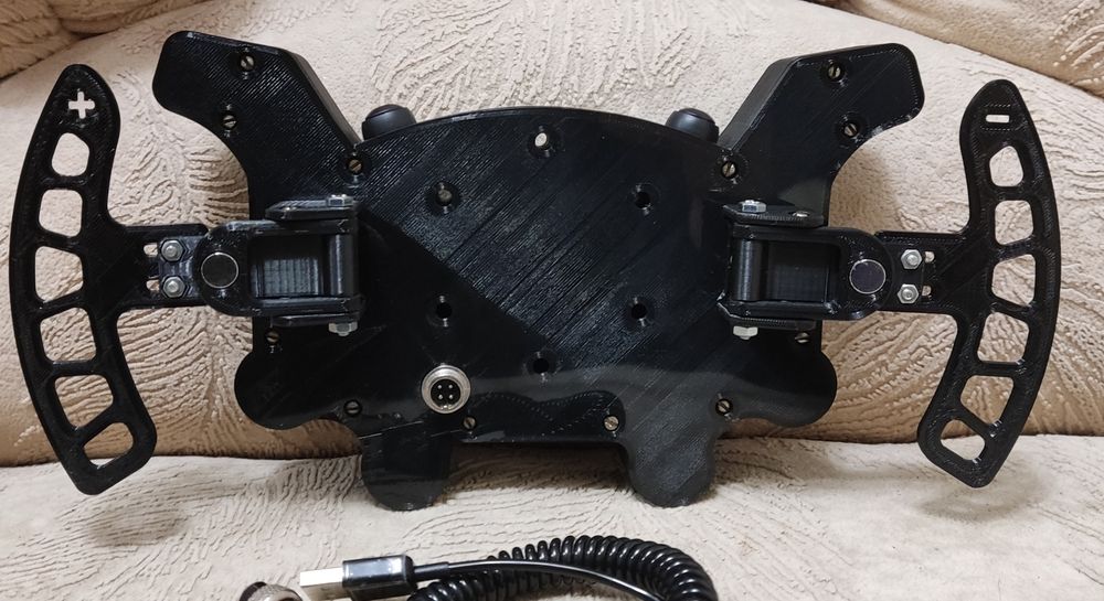DIY рульовий батонбокс v2 руль для сімрейсингу simracing   ffbeast