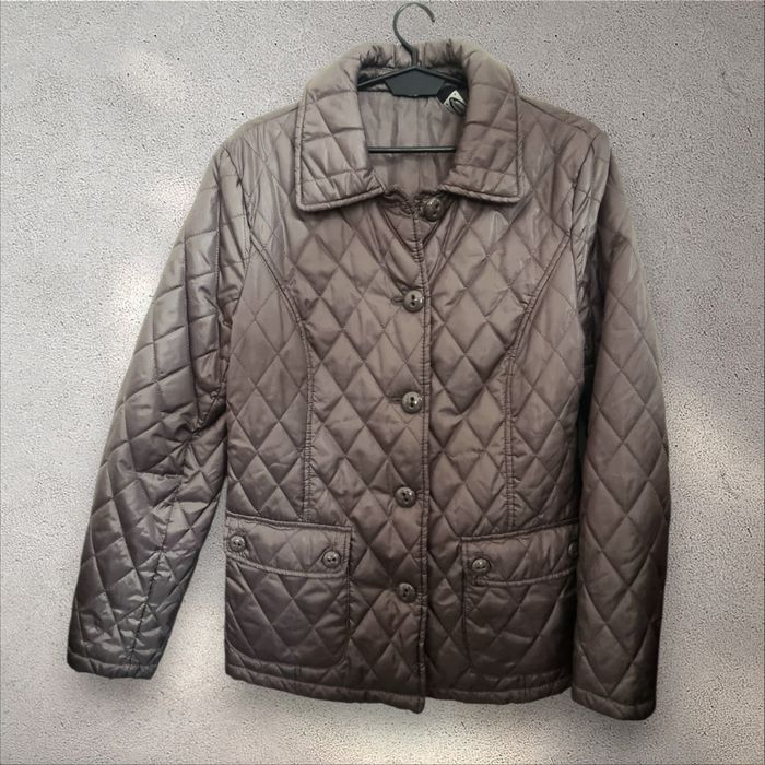 Pikowana brązowa kurtka damska Cecilia Classics S 36/38