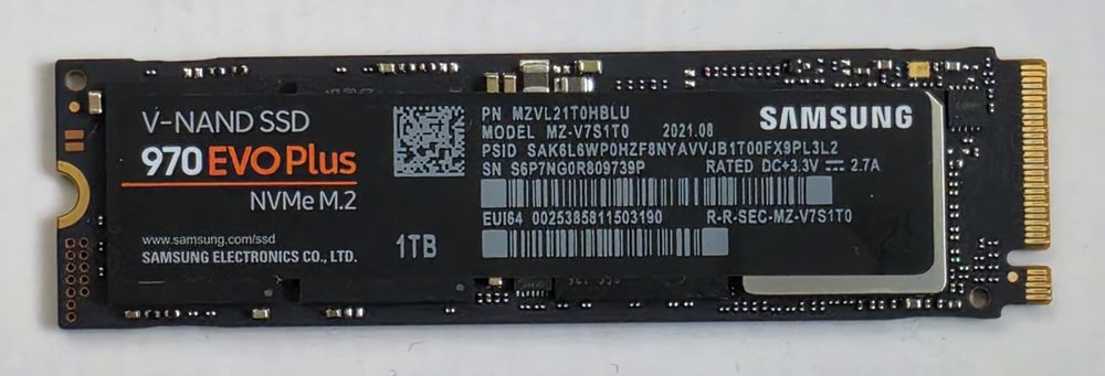samsung 970 evo plus 1tb - купить комплектующие для ПК - Цена на