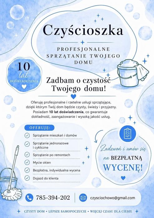 Profesjonalne usługi sprzątające