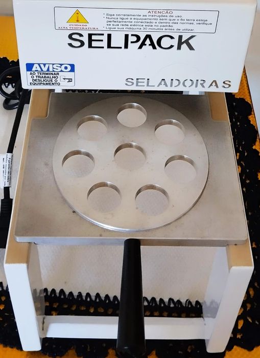 Máquina seladora termo aquecimento