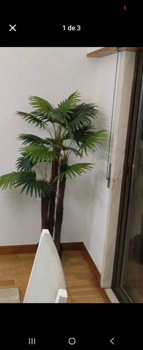 Palmeiras areca de excelencia artificiais 170 cm para decoracões