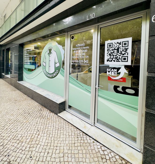 Trespasse de engomadoria com mais de 20 anos
