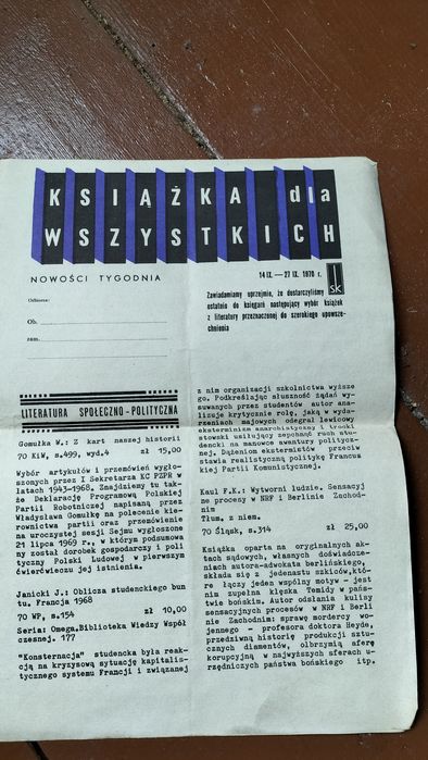 Mapy, czasopisma poniżej 1990r.