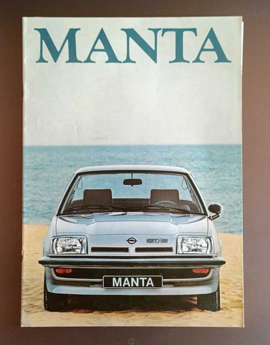 1979 brochura folheto original Opel Manta B