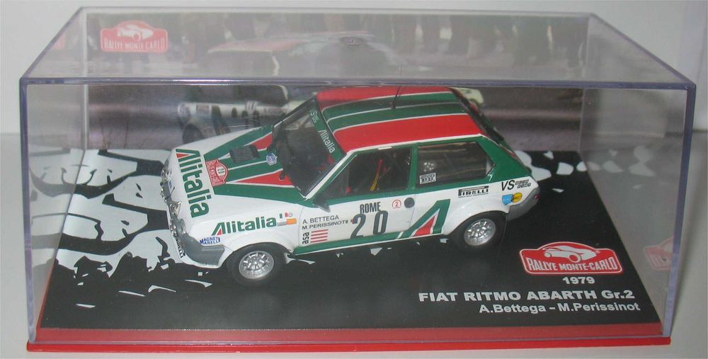 Fiat Ritmo Abarth Gr.2 - Rally de Monte Carlo 1979 - Attilio Bettega