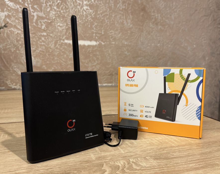 Olax AX9 PRO 4g роутер, модем