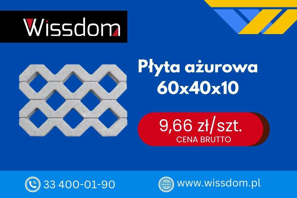 Płyta Ażurowa szara 600x400x100 mm, Płyta Meba