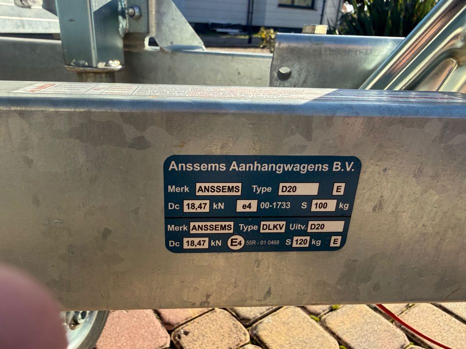 Przyczepka Samochodowa ANSSEMS PSX 2 , 305x153x180.  0,75-3,5t