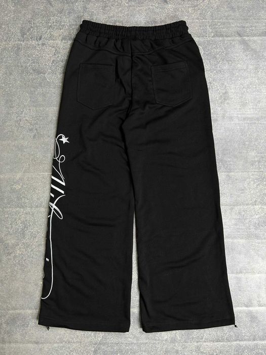 Штани спортивки sweatpants black чорні штаны черные opium