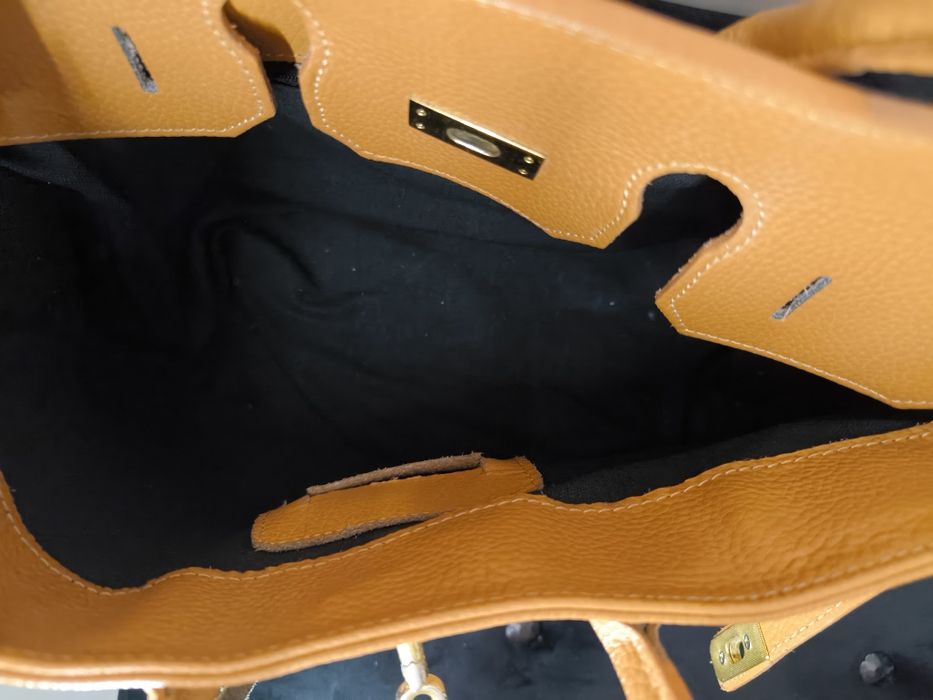 Torba kuferek musztardowa