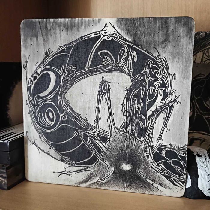 Quadros pintados à mão, em madeira