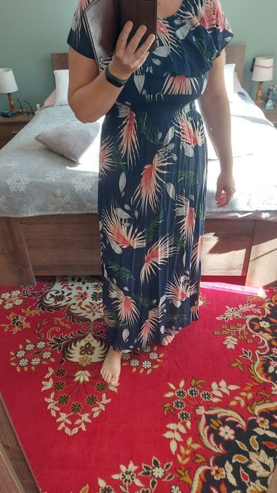 Dziś taniej Sukienka hiszpanka maxi xl/xxl65%bawelna