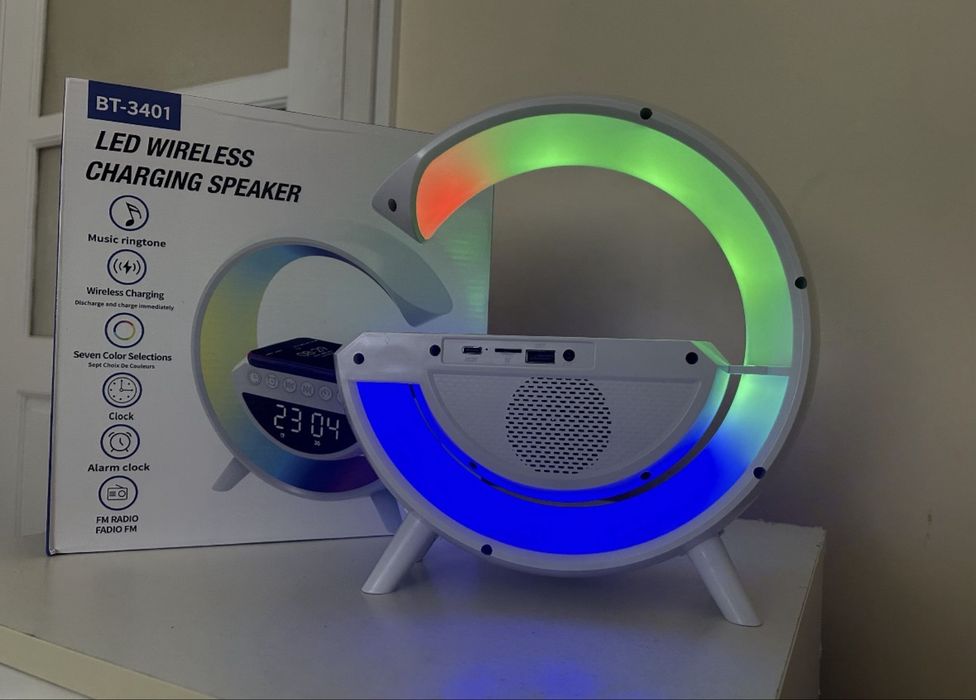 Led Wireless Charging Speaker novo