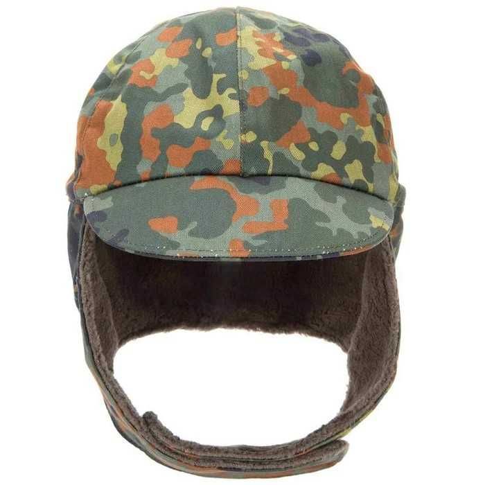 Bundeswehr! Настоящая немецкая армейская зимняя кепка-шапка.XXL (62cm)