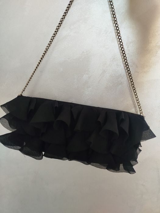 Сумочка клатч жіноча чорного кольору.