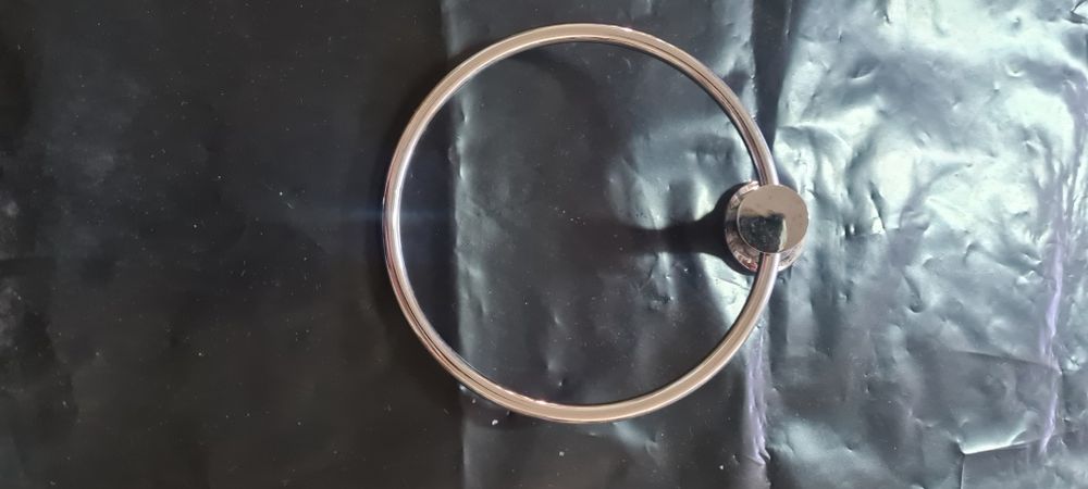 Suporte toalhas Argola d18,5 cromado