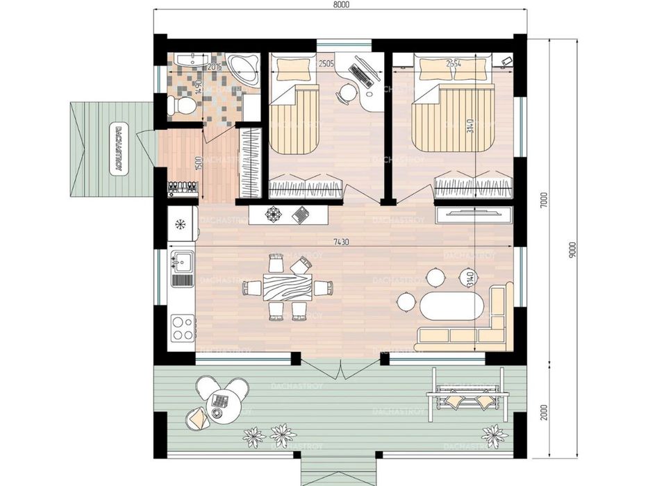 Готова локація для глемпінгу біля Києва -земля з будинками і потенціял