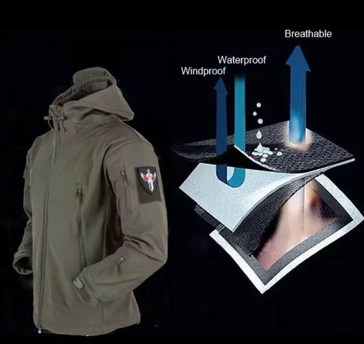 Розпродаж! Костюм чоловічий мужской SoftShell тактичний утеплений шевр