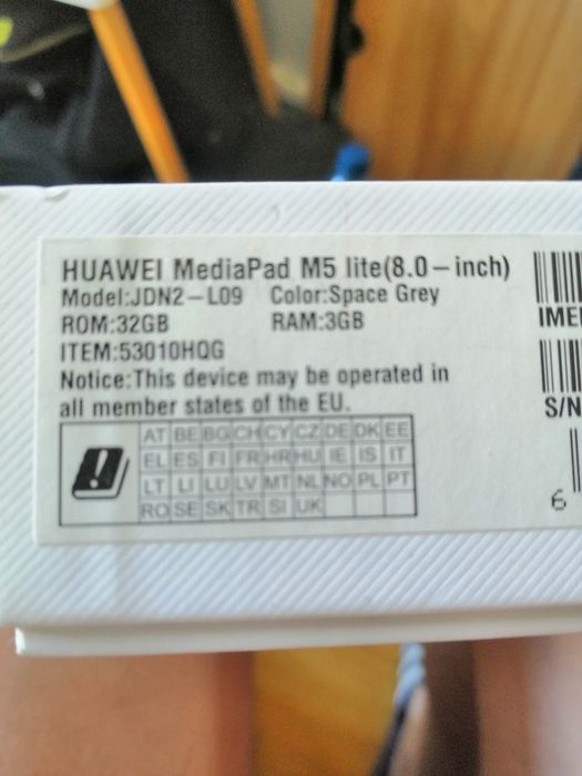 Tablet huawei matepad M 5 lite 8