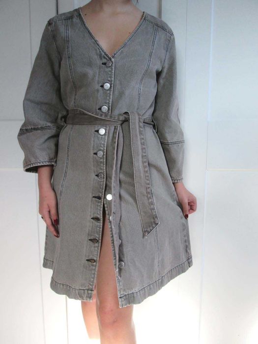 YAS jeansowa sukienka dżins bawełna M 38