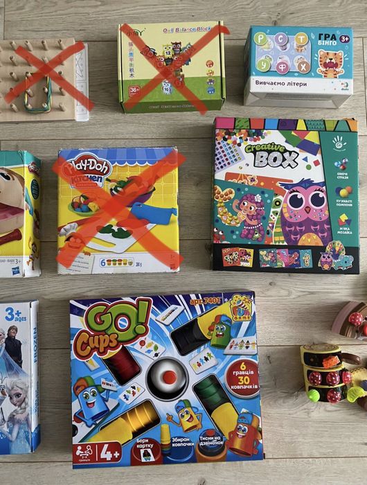 Іграшки Play Doh док зуб плейдо кафе розвивашки настолки лото ковпачки