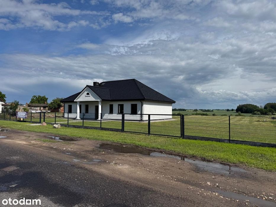 Wykończony dom 139 m² + projekt wnętrza | działka 3000 m² | Gleźno