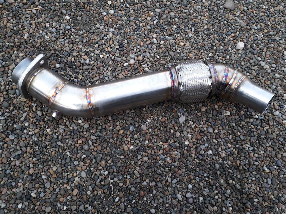 Downpipe BMW M57N i M57N2 - e90, e60, e46 opcja 4 cale z wyjściem na 3
