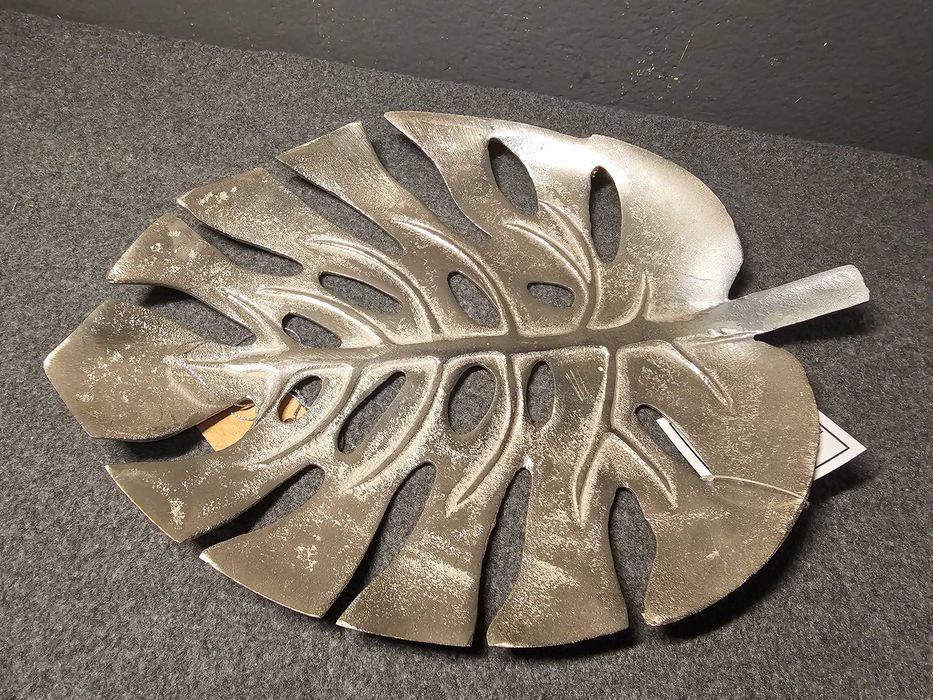Talerz liść monstera