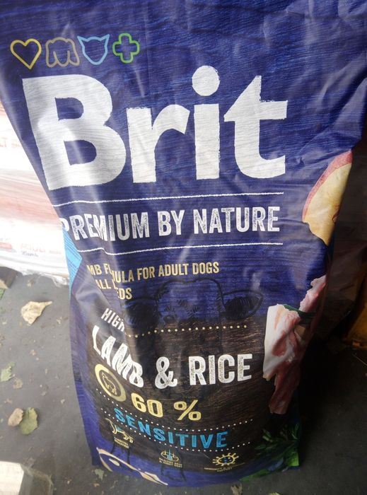 Супер Цена!!Brit Premium Sensitive Lamb & Rice с ягненком и рисом 15кг