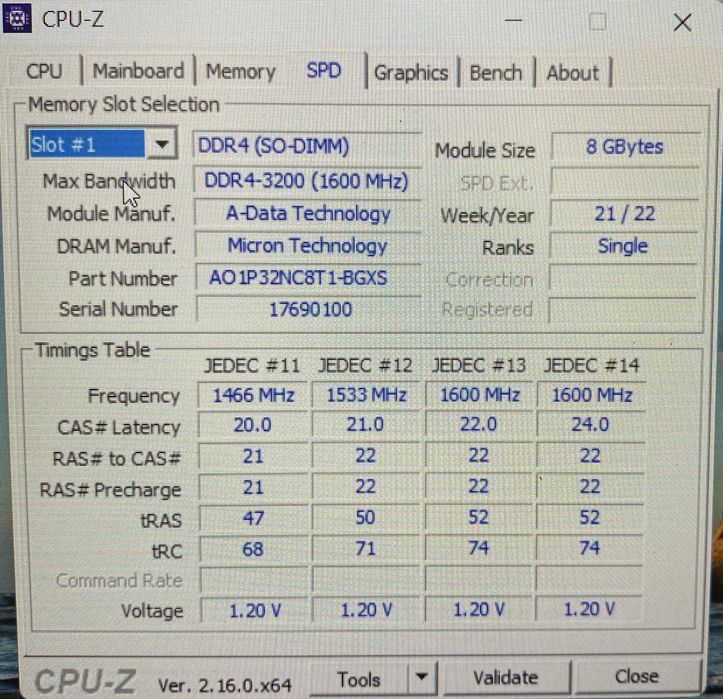 Оперативна пам'ять ADATA DDR4 8GB 3200MHz пара